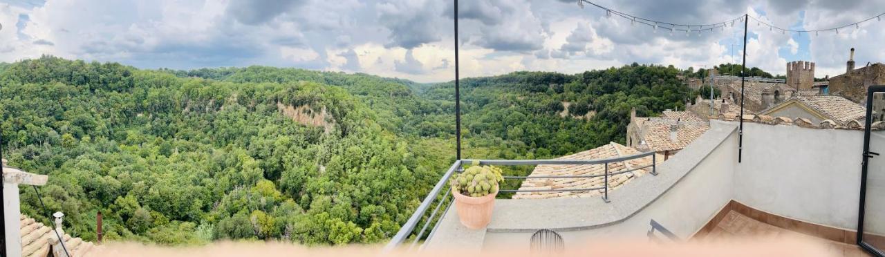 La Casa Sui Tetti -Calcata Exterior foto